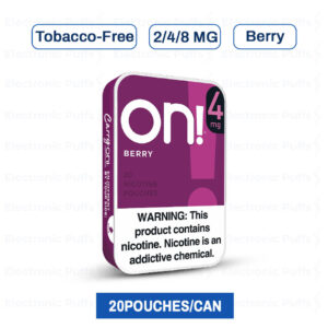On! Berry Mini Dry Nicotine Pouches – 5 Can Roll