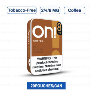 On! Coffee Mini Dry Nicotine Pouches – 5 Can Roll