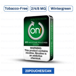 On! Wintergreen Mini Dry Nicotine Pouches – 5 Can Roll