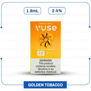 Vuse ALTO Replacement Pods – Golden Tobacco – 2.4% 2PK Box of 5