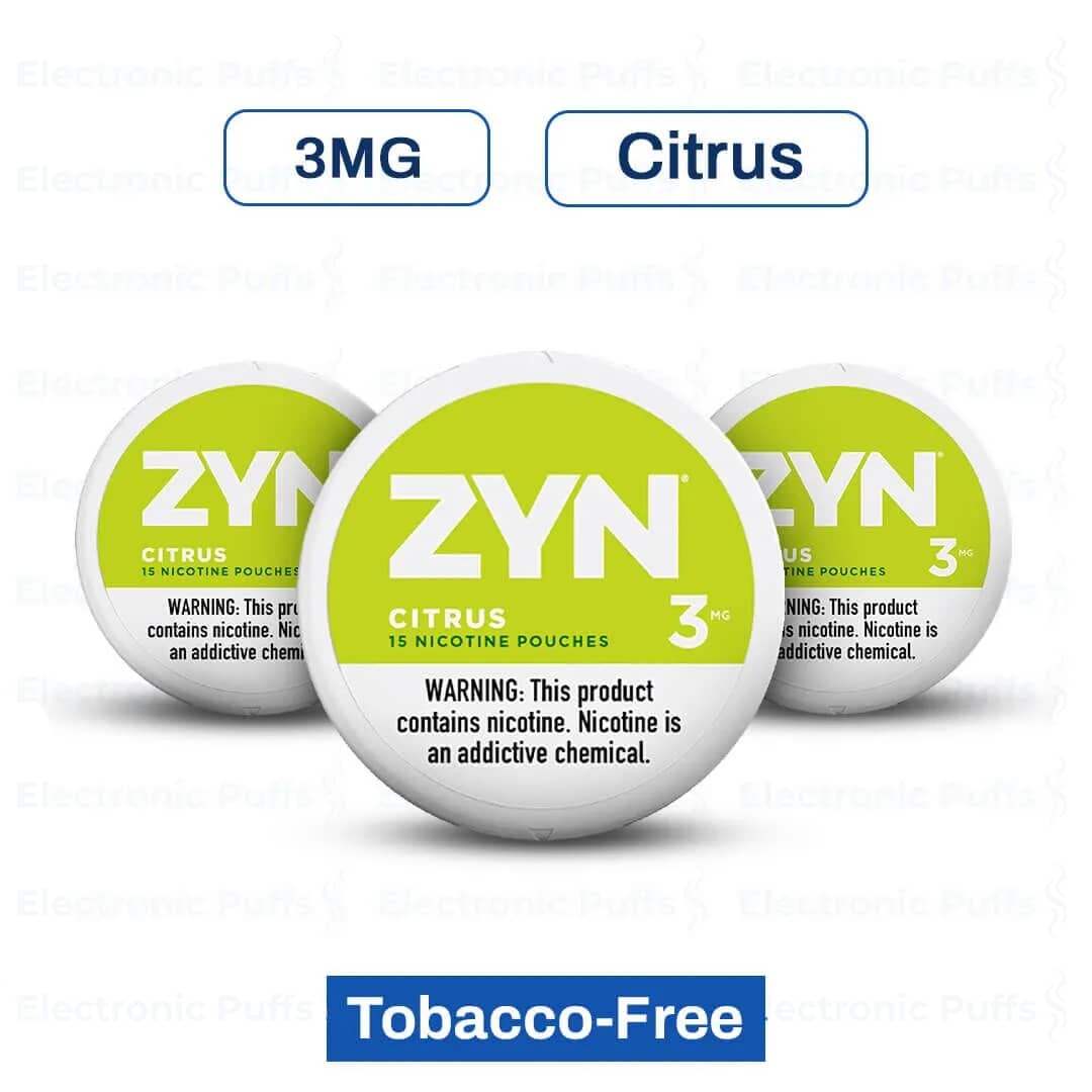 ZYN Citrus 3MG – 5 Can Roll