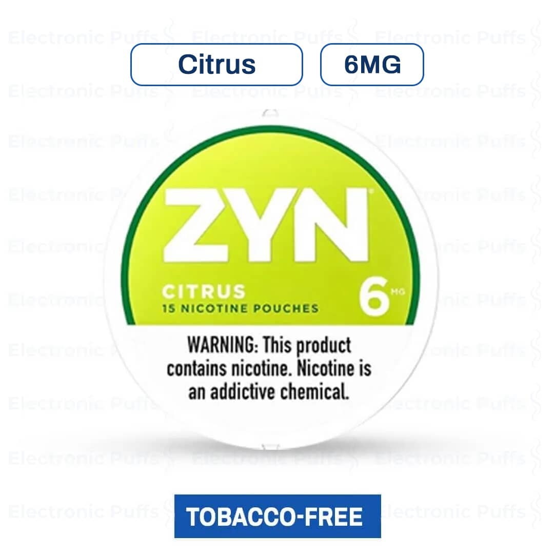 ZYN Citrus 6MG - 5 Can Roll