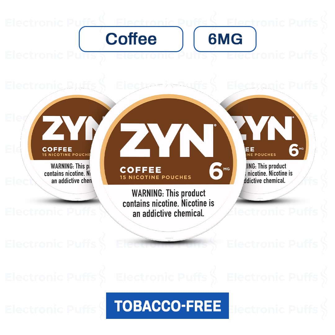ZYN Coffee 6MG - 5 Can Roll