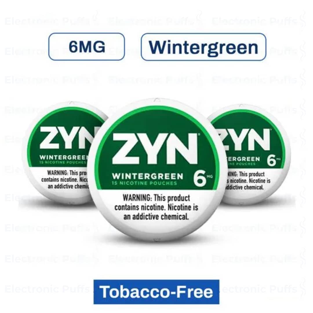 ZYN Wintergreen 6MG - 5 Can Roll