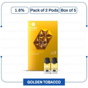 Vuse ALTO Pods Golden Tobacco 1.8% - 2PK - Box of 5
