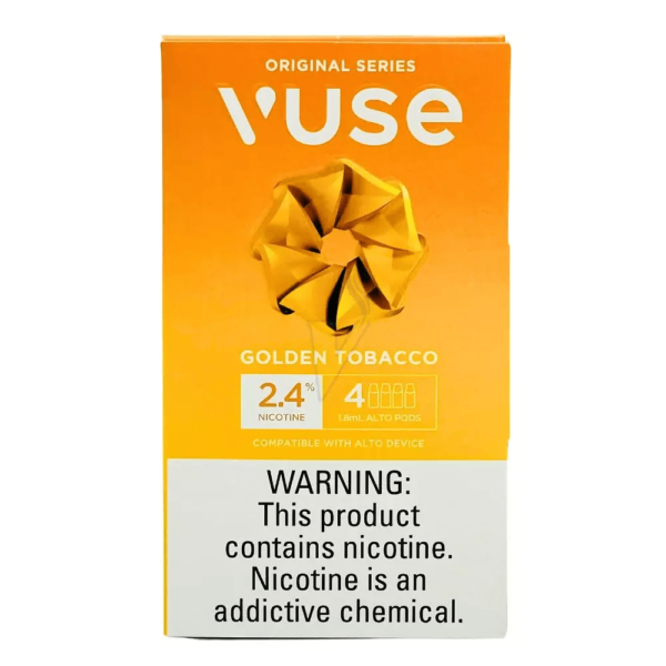 VUSE ALTO GOLDEN TOBACCO 4 pack -BOX OF 5