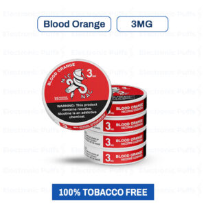 Nic Nac Blood Orange 3MG Nicotine Pouches – 5 Can Roll