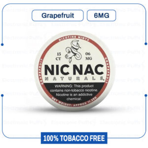 Nic Nac Grapefruit 6mg 5 Cans