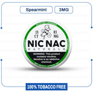 Nic Nac Spearmint 3mg 5 Cans