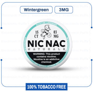 Nic Nac Wintergreen 3mg 5 Cans