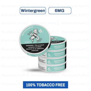 Nic Nac Wintergreen 6MG Nicotine Pouches – 5 Can Roll