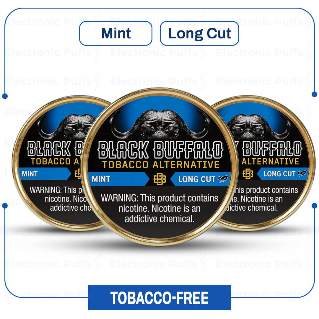 Black Buffalo Mint Long Cut – 5 Can Roll