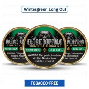 Black Buffalo Wintergreen Long Cut - 5 Can Roll