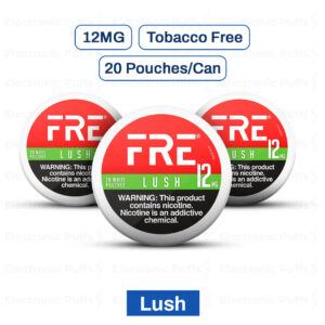 FRE Lush 12MG Nicotine Pouches - 5 Can Roll