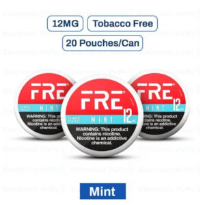 FRE Mint 12MG Nicotine Pouches - 5 Can Roll