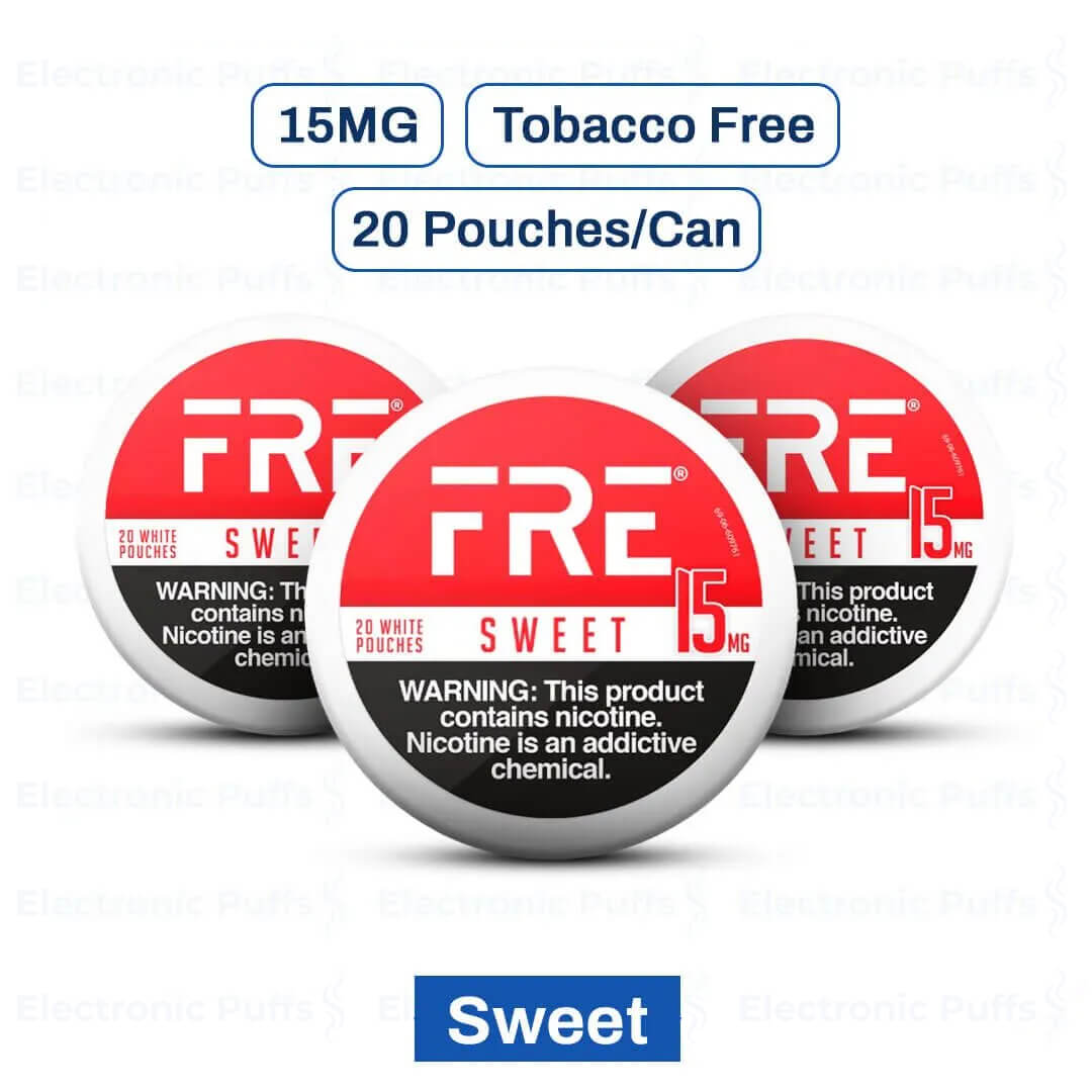FRE Sweet 15MG Nicotine Pouches – 5 Can Roll