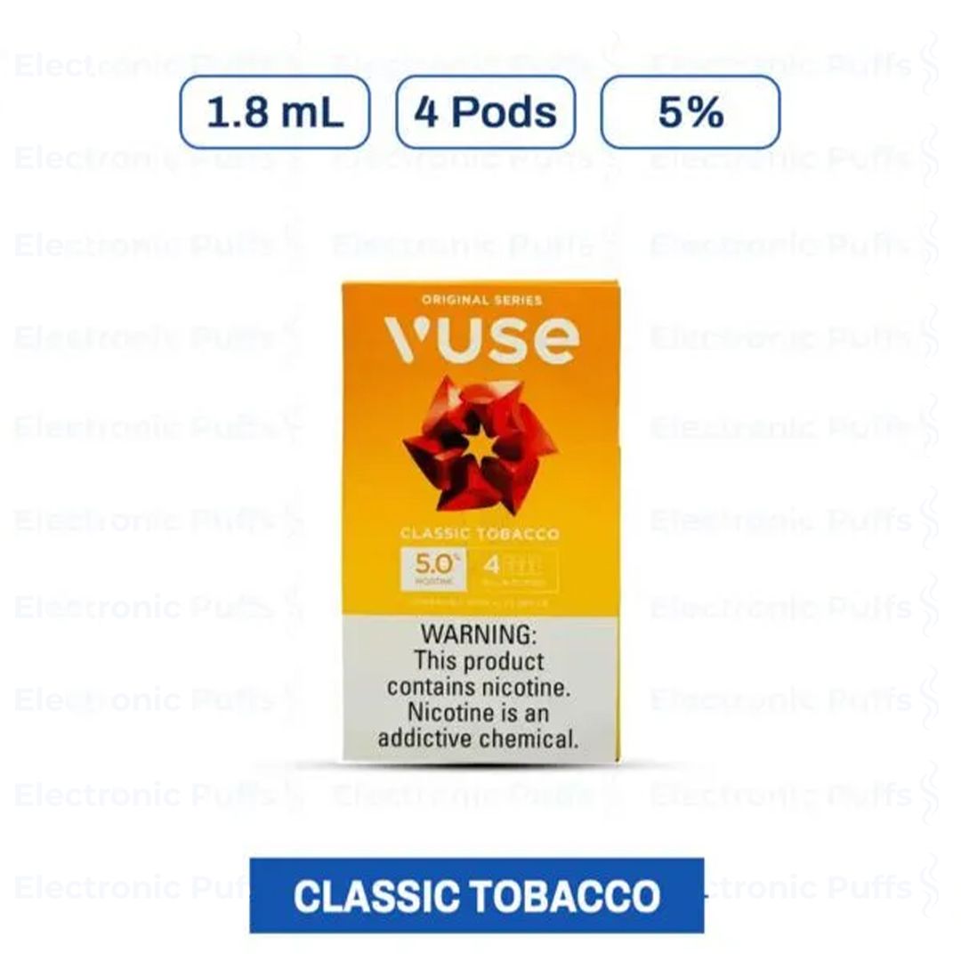 Buy Vuse ALTO Classic Tobacco 5% Replacement Pods Online