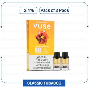 Vuse ALTO Pods Classic Tobacco – 2.4% – 2PK