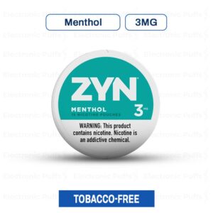 ZYN Menthol 3MG - 5 Can Roll