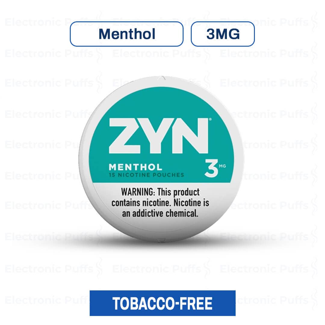 ZYN Menthol 3MG - 5 Can Roll