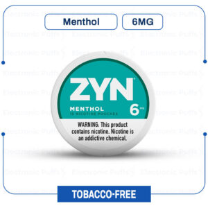 ZYN Menthol Nicotine Pouches - 6MG