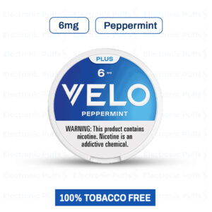 Velo Plus Peppermint 6MG Nicotine Pouches – 5 Can Roll