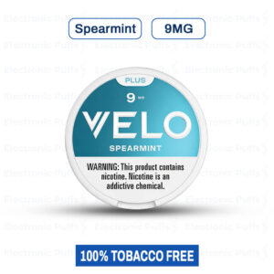 Velo Plus Spearmint 9MG Nicotine Pouches – 5 Can Roll