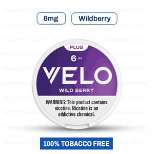 Velo Plus Wildberry 6MG Nicotine Pouches – 5 Can Roll