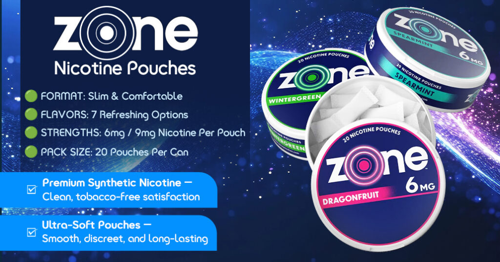 Zone Nicotine Pouches Features