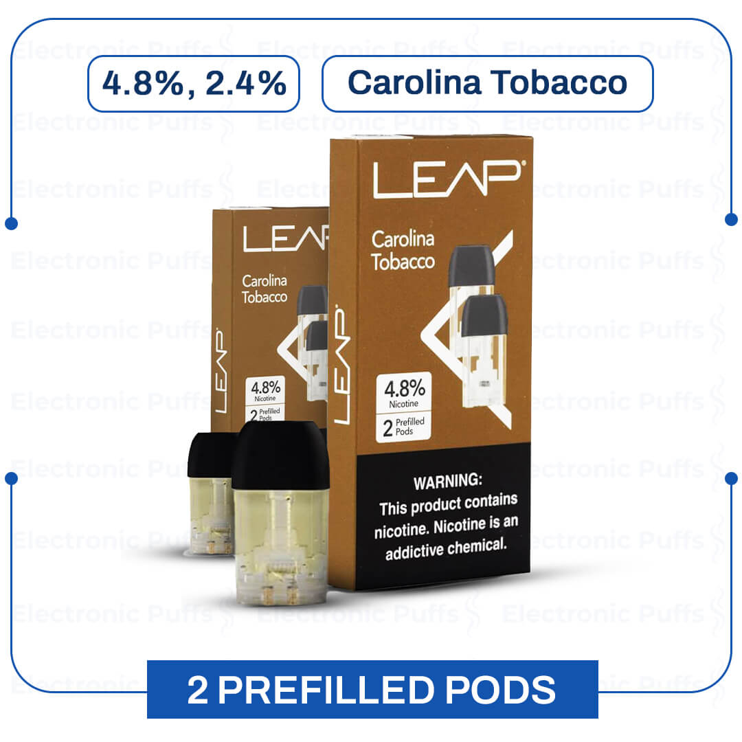 Leap Pods Carolina Tobacco – 3ML – 5PK/Box