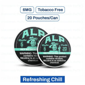 ALP Refreshing Chill 6MG Nicotine Pouches – 5 Can Roll