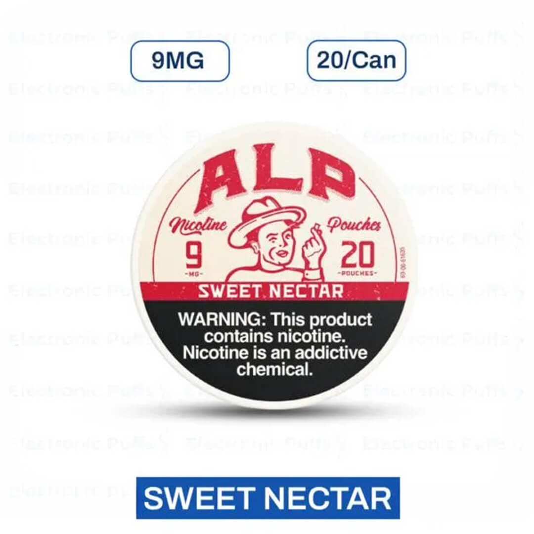 ALP Sweet Nectar 9MG Nicotine Pouches – 5 Can Roll