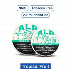 ALP Tropical Fruit 3MG Nicotine Pouches – 5 Can Roll