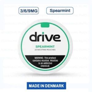 Drive Nicotine Pouches – Spearmint – 5 Can Roll