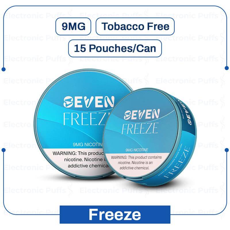 Seven Nicotine Pouches – Freeze – 9MG
