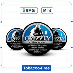 Grizzly Mint 9mg Nicotine Pouch