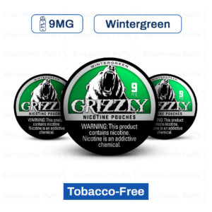 Grizzly Wintergreen 9MG Nicotine Pouches – 5 Can Roll