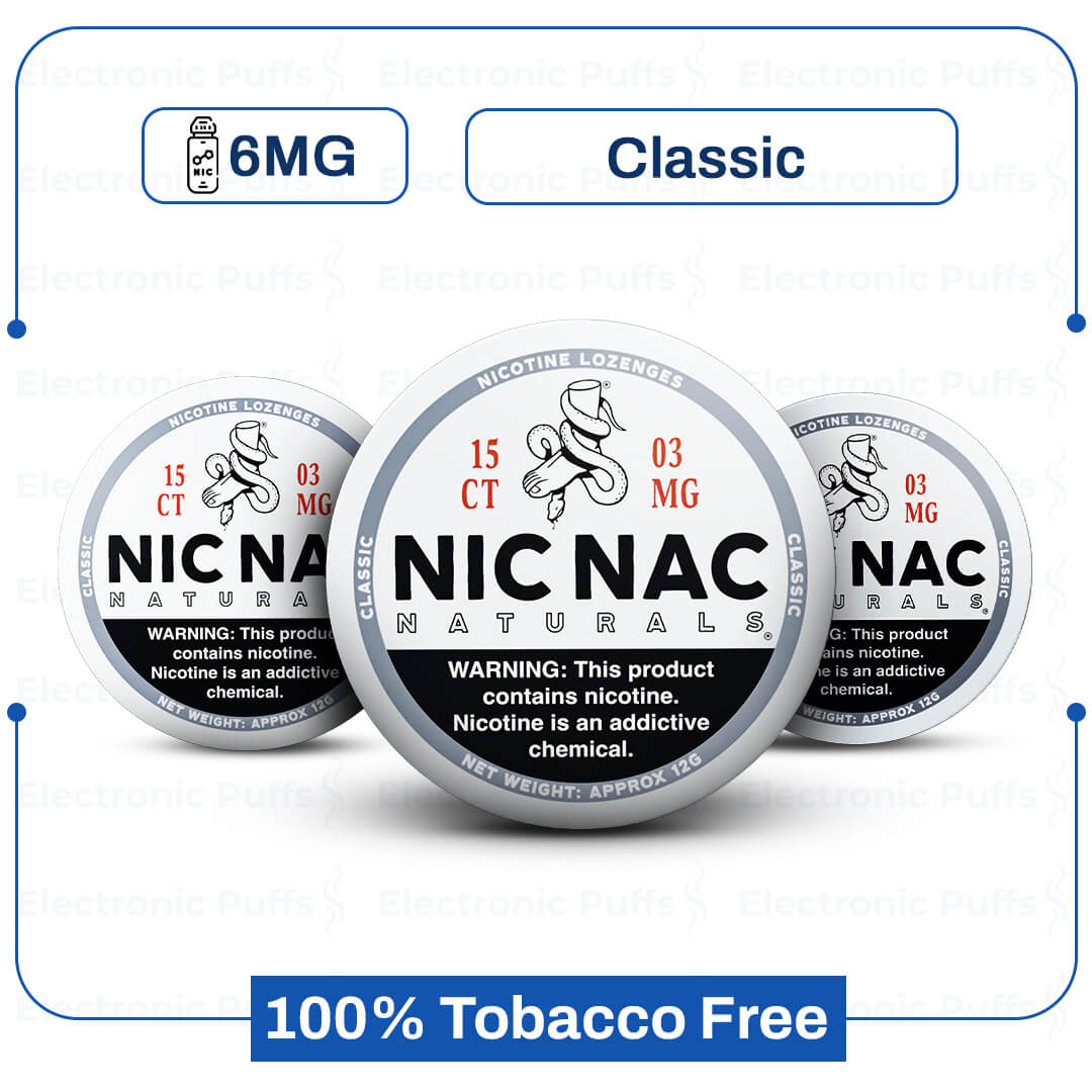 Nic Nac Classic 6mg 5 Cans