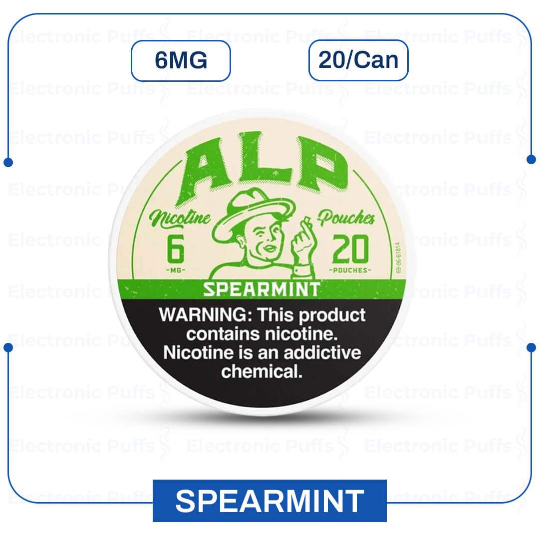 ALP Spearmint 6MG Nicotine Pouches