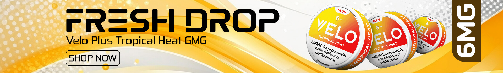 Fresh Drops Velo Plus Category Desktop Banner