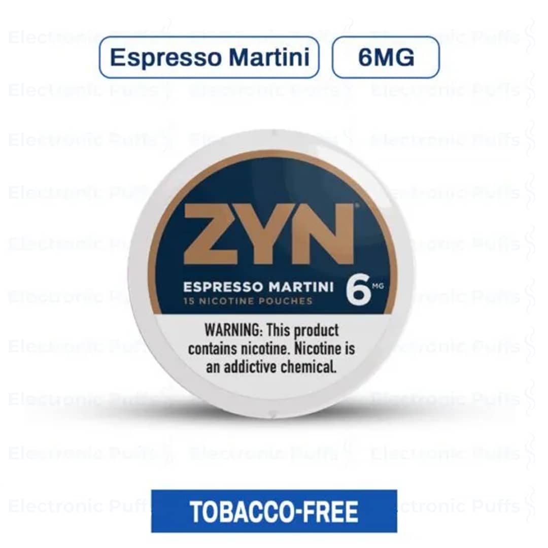 ZYN Espresso Martini 6MG - 5 Can Roll