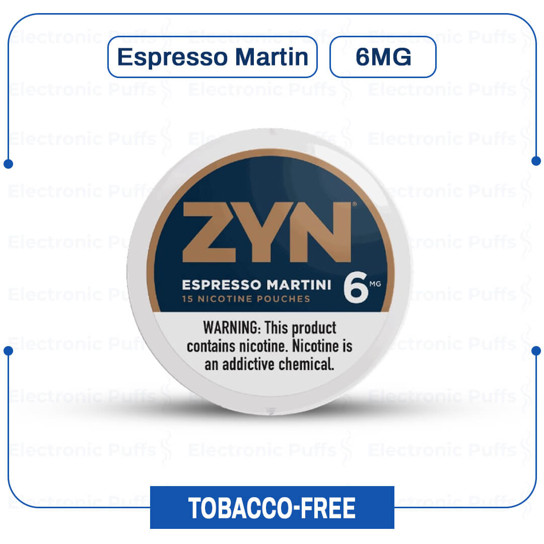Zyn Espresso Martin 6mg - 5 Can Roll