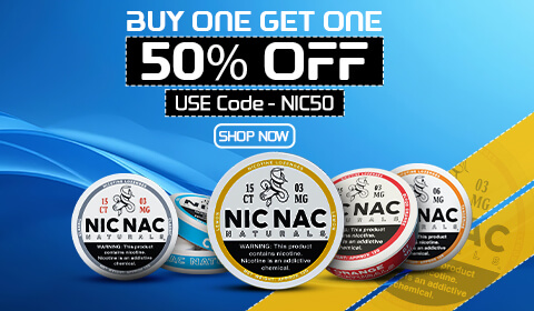 Buy One Get One 50% off Nic Nac Pouches