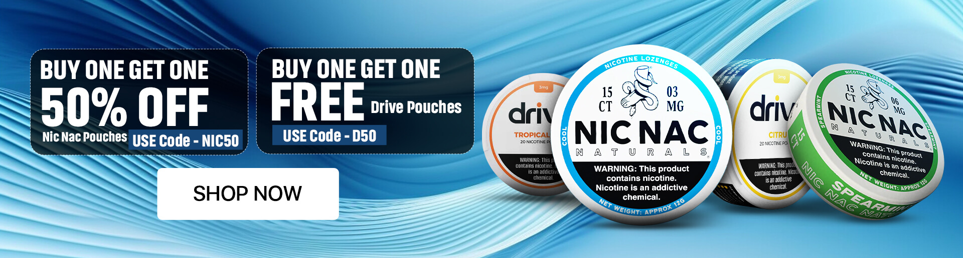 Up to 50% OFF Selected Pouches