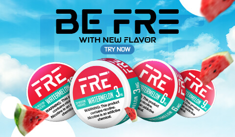 FRE Nicotine Pouches Mobile Banner