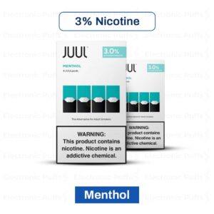 Juul Menthol Pods 3% - 4PK