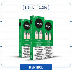 Logic Pro Capsules Menthol 2 PK Box of 10