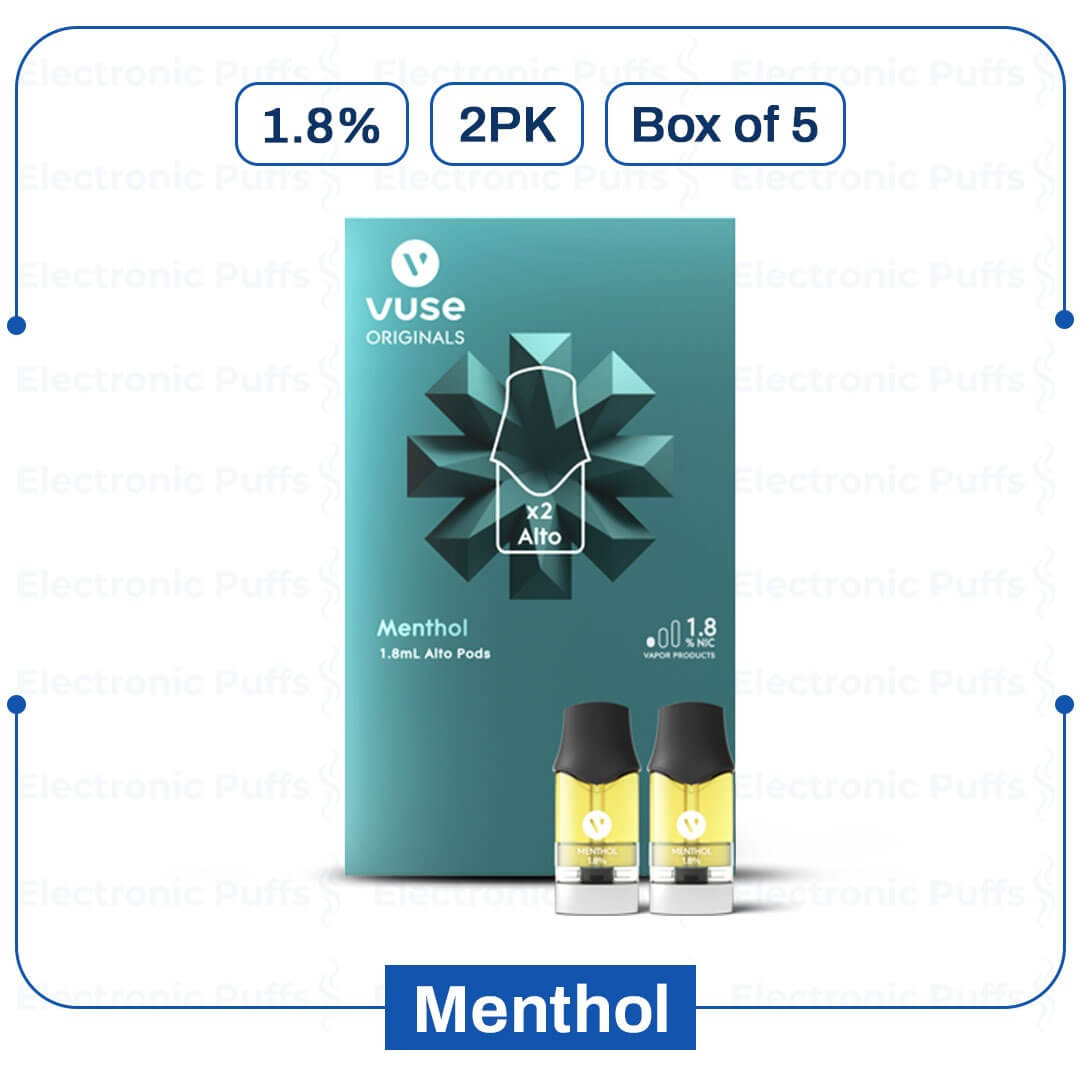 Vuse Alto Menthol Pods 1.8% - 2PK - Box of 5