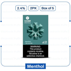 Vuse Alto Menthol Pods 2.4% - 2PK - Box of 5