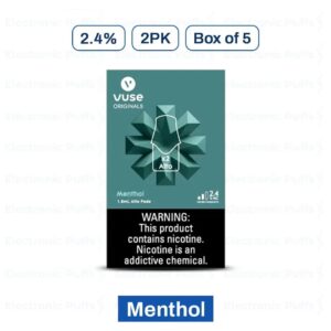 Vuse Alto Menthol Pods 2.4% - 2PK - Box of 5
